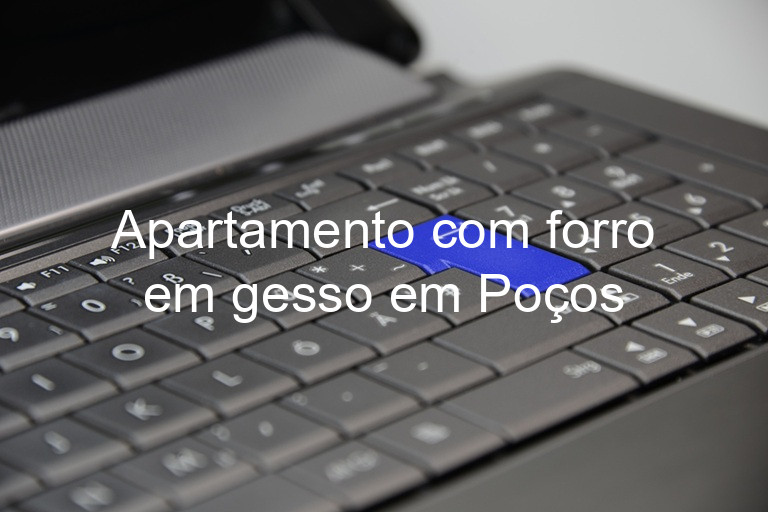Apartamento com forro em gesso em Poços