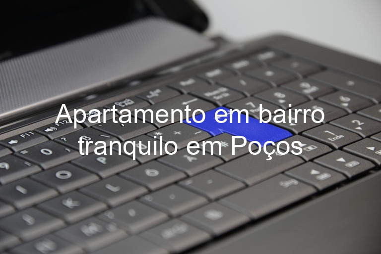 Apartamento em bairro tranquilo em Poços