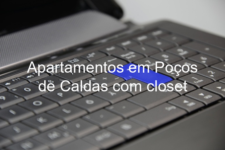 Apartamentos em Poços de Caldas com closet