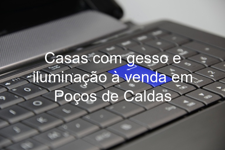 Casas com gesso e iluminação à venda em Poços de Caldas