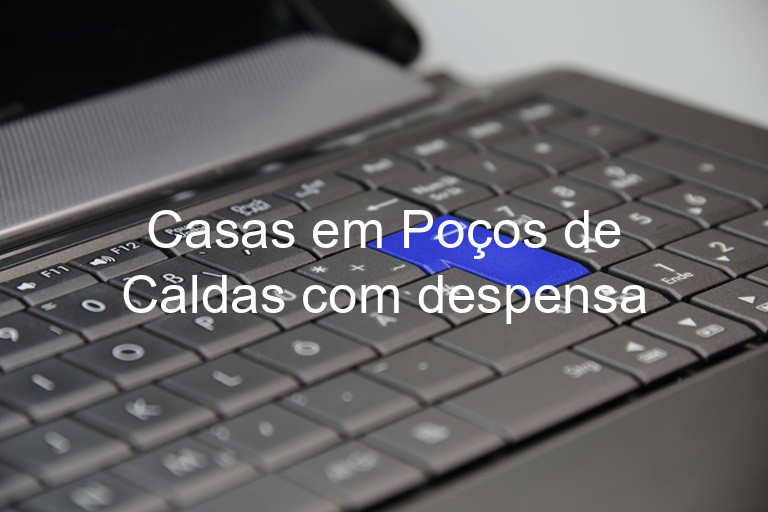 Casas em Poços de Caldas com despensa