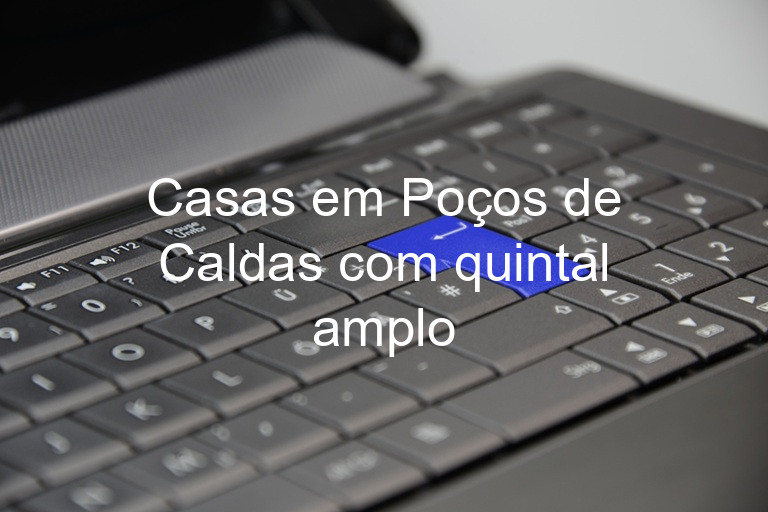 Casas em Poços de Caldas com quintal amplo